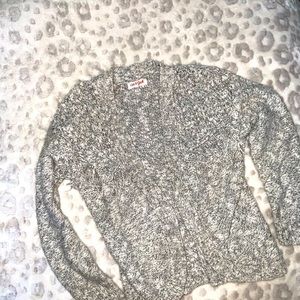 Cat & Jack black -white - gray-cardigan sweater winter dress jacket youth